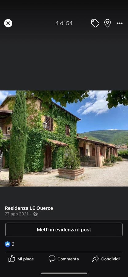 Villa Residenza Le Querce Bilocale Fossato di Vico Esterno foto